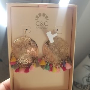 California tassel earrings